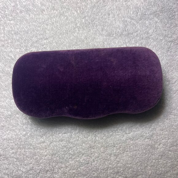 Gucci Luxury Purple Velvet Hard Clamshell Sunglasses Holder Eyeglasses Case - Picture 6 of 10